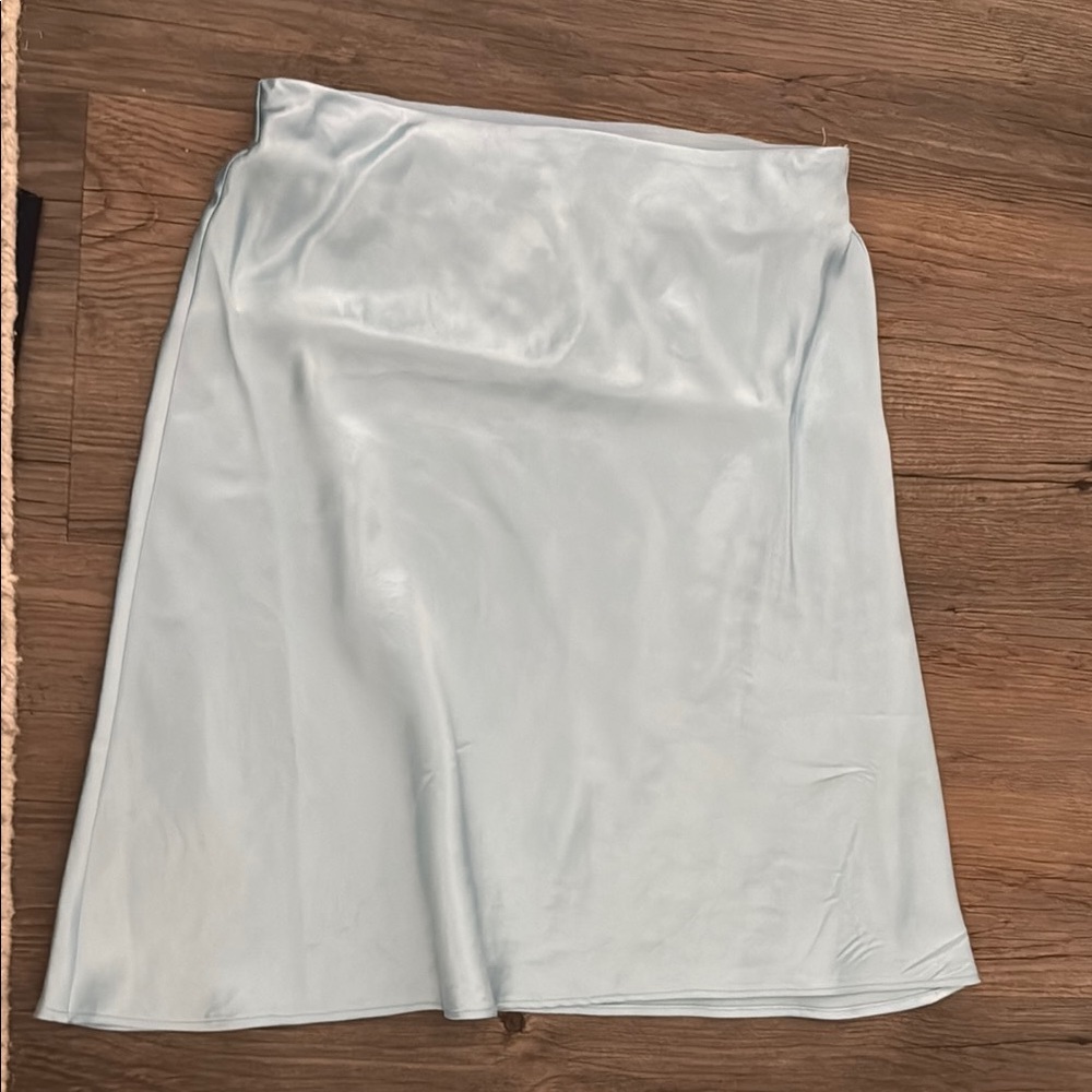 Aritzia blue Midi A-Line Skirt for Casual Wear